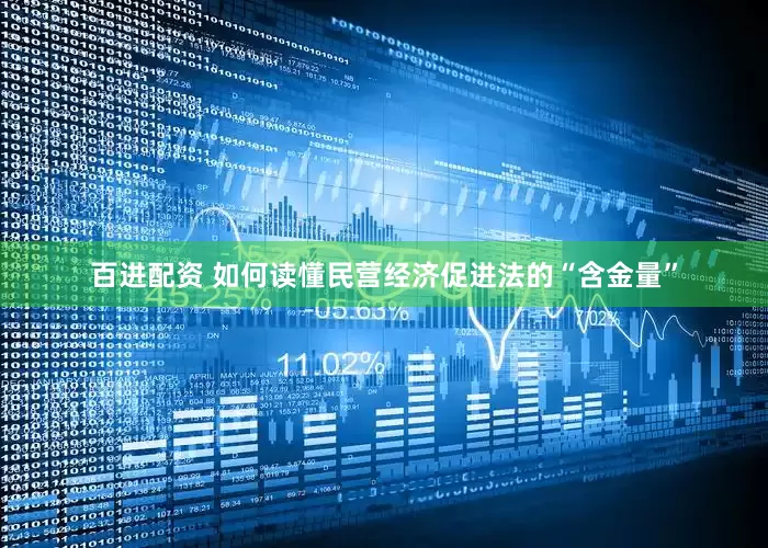百进配资 如何读懂民营经济促进法的“含金量”