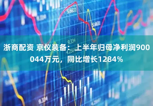 浙商配资 京仪装备：上半年归母净利润900044万元，同比增长1284%